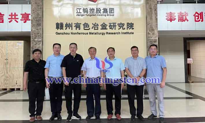 鎢協(xié)會長丁學全一行到江西調(diào)研圖片