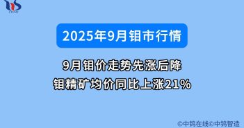 2025年9月鉬市行情如何
