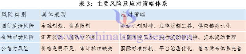 表3:主要風(fēng)險(xiǎn)及應(yīng)對(duì)策略體系
