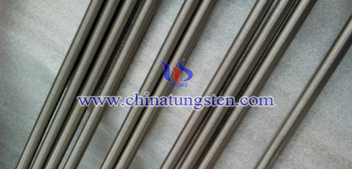 90W7.1Ni2.9Fe tungsten alloy rod picture