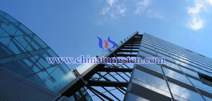 nano particle size tungsten trioxide applied for near infrared shielding material picture