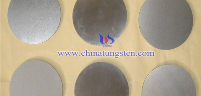 tungsten copper disc picture
