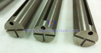 Picture of customized tungsten alloy columns