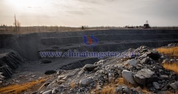 Tungsten mine picture