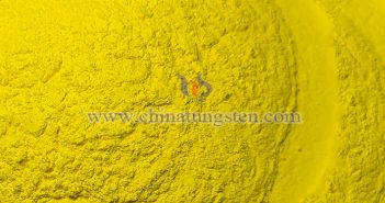 yellow tungsten oxide picture