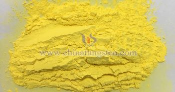 Yellow tungsten oxide picture