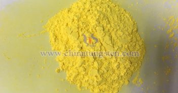Yellow tungsten oxide picture