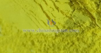 yellow tungsten oxide picture