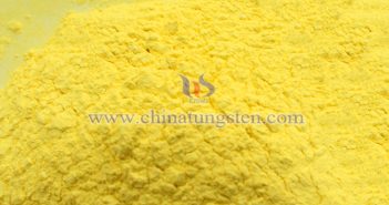 yellow tungsten oxide picture
