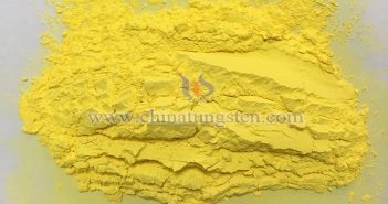 Yellow tungsten oxide picture