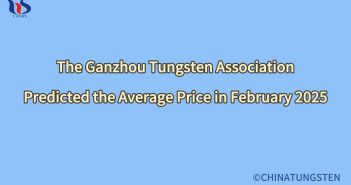 the ganzhou tungsten association predicted the average price in february 2025