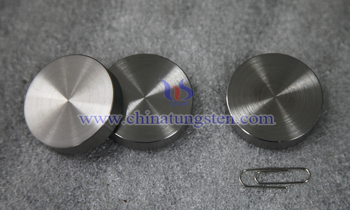 Picture of tungsten alloy cylinder