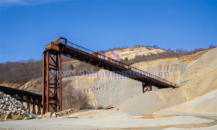 Tungsten mine picture