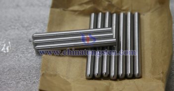 Picture of tungsten aloy rods