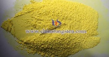 Yellow tungstic acid picture