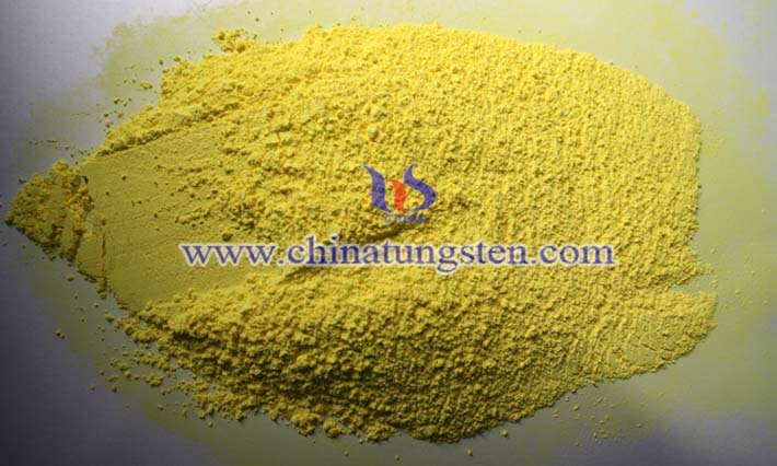 Yellow tungstic acid picture