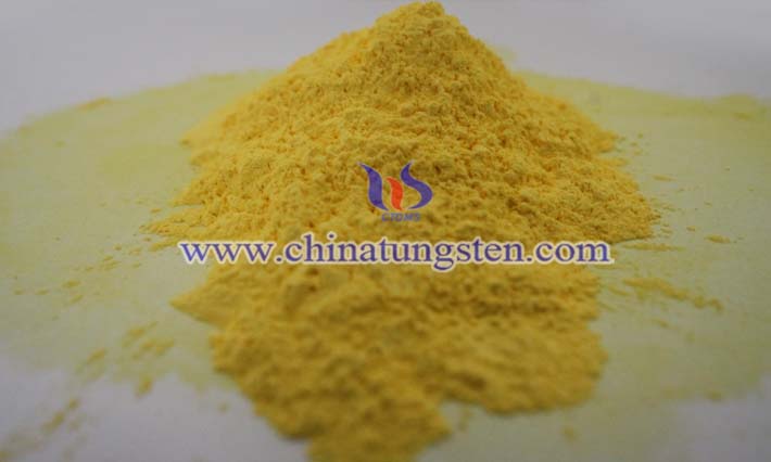 Yellow tungstic acid picture