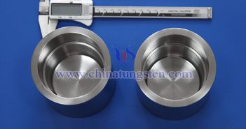 Picture of tungsten crucible