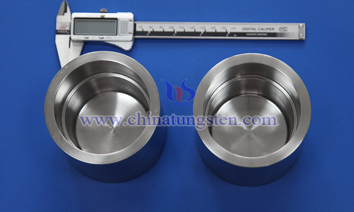 Picture of tungsten crucible