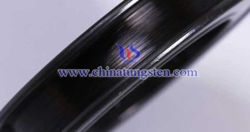 Picture of wire cut molybdenum wire