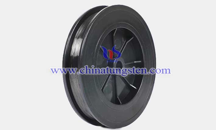 Picture of wire cut molybdenum wire