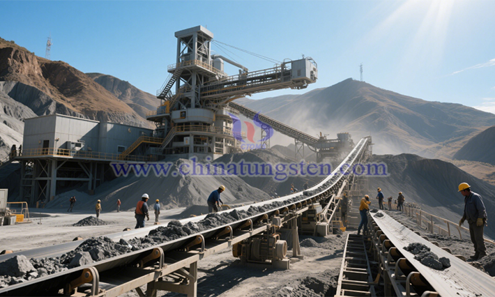 Tungsten mine picture