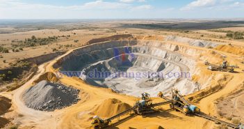 Image of a rare earth mine