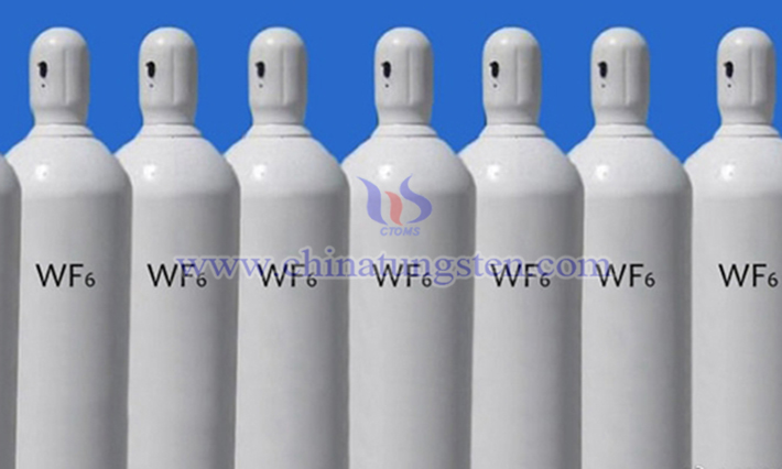 Images of tungsten hexafluoride