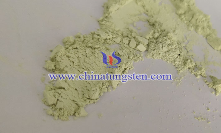 黃色の酸化タングステン光觸媒材料畫(huà)像