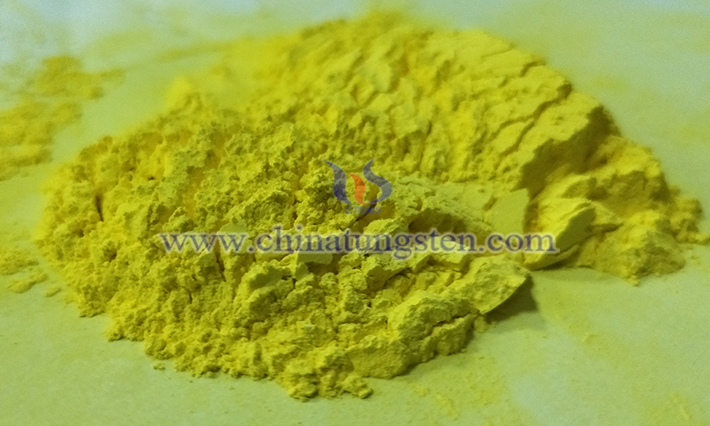 黃色の酸化タングステン畫(huà)像