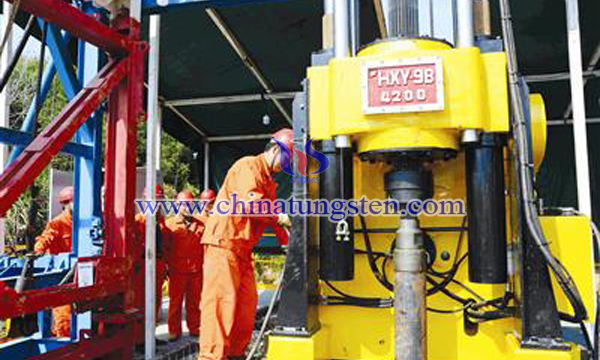 朱溪鎢銅礦啟動3000 米固體礦產深鉆圖片