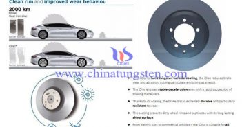 鎢涂層剎車盤圖片