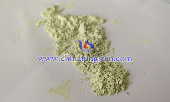 水泥基材用黃色氧化鎢圖片