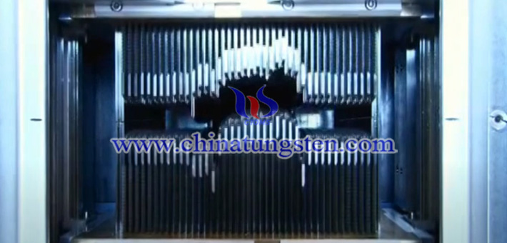 多葉光柵的鎢合金葉片端面設計圖片