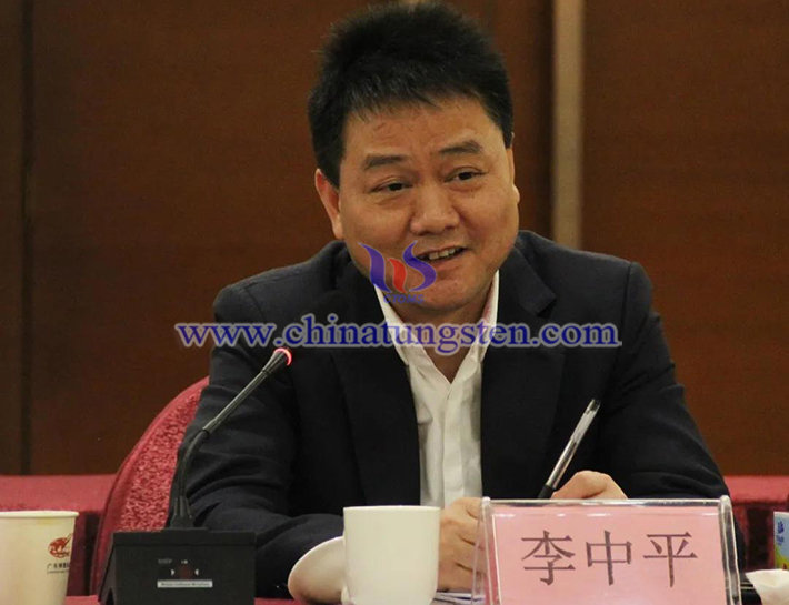 中國(guó)鎢業(yè)協(xié)會(huì)主席團(tuán)主席、湖南辰州礦業(yè)有限責(zé)任公司董事長(zhǎng)李中平