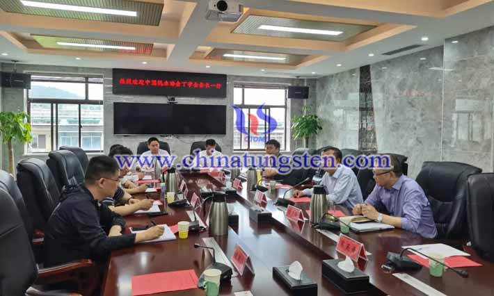 鎢協(xié)會(huì)長(zhǎng)到長(zhǎng)沙科研單位、高校及企業(yè)調(diào)研圖片