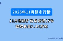 2025年11月鉬價(jià)如何